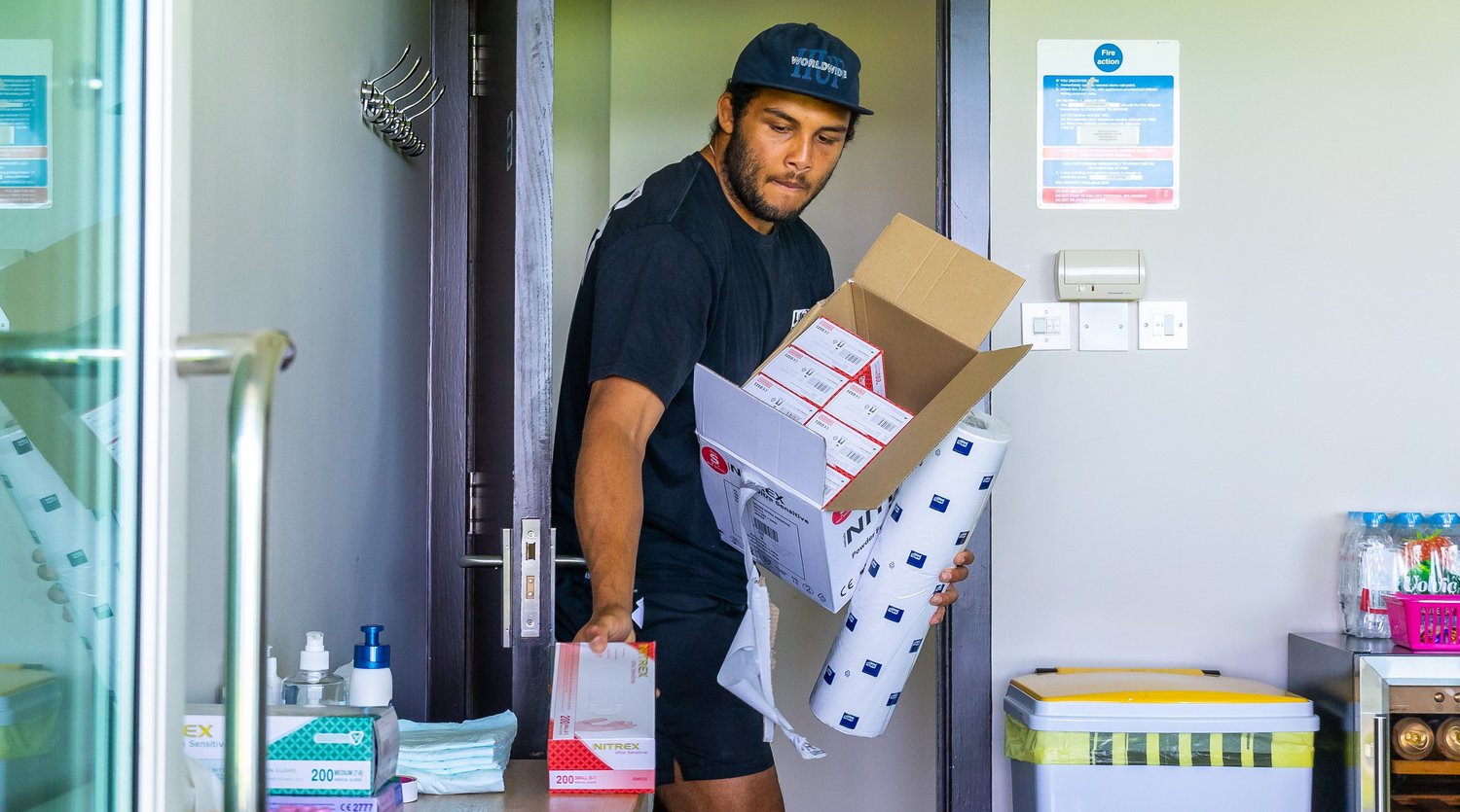 Lewis Ludlam helped deliver midwifery supplies to Franklin's Gardens