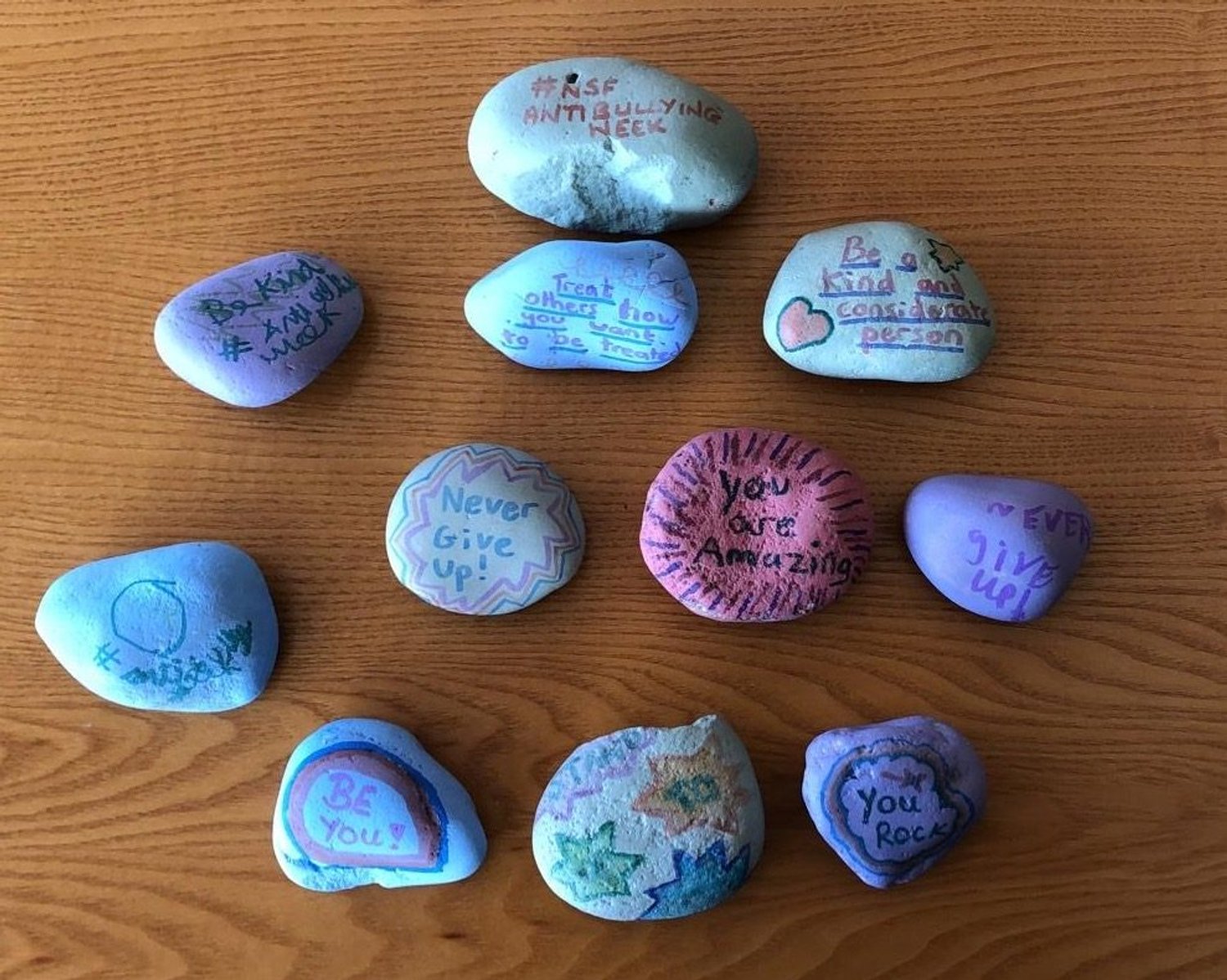 Painted rocks