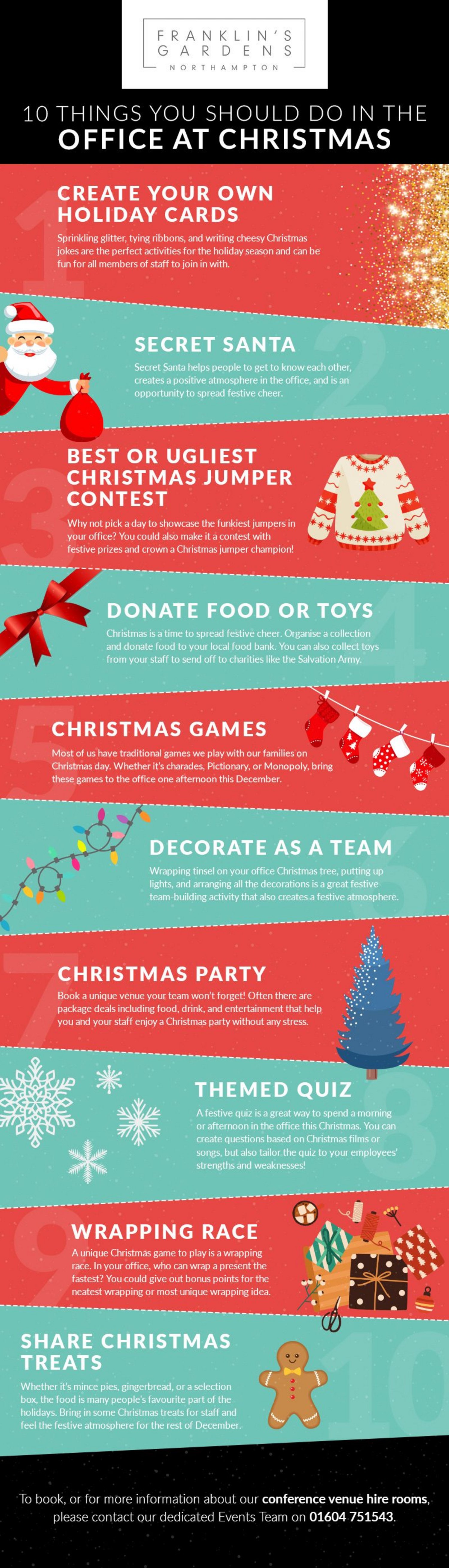 Top 10 Things To Do In The Office At Christmas