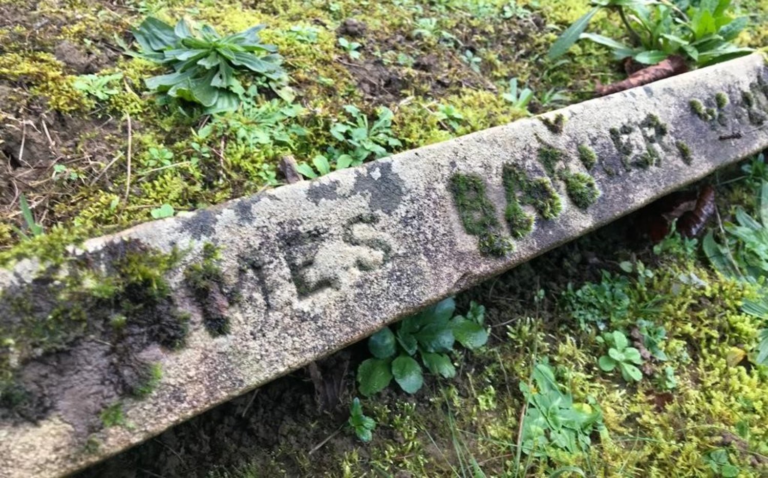 Jim Barker is buried in Dallington Cemetery