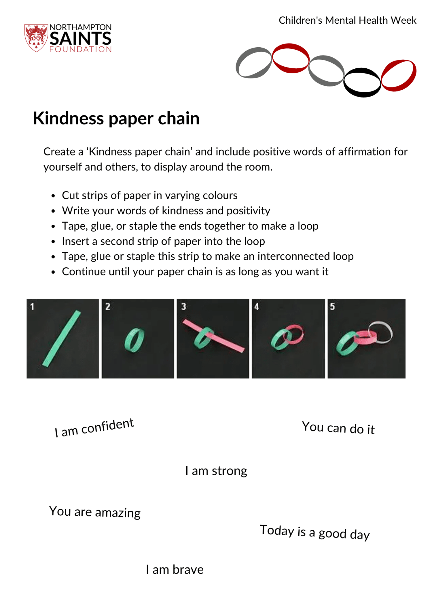 Kindness paperchain