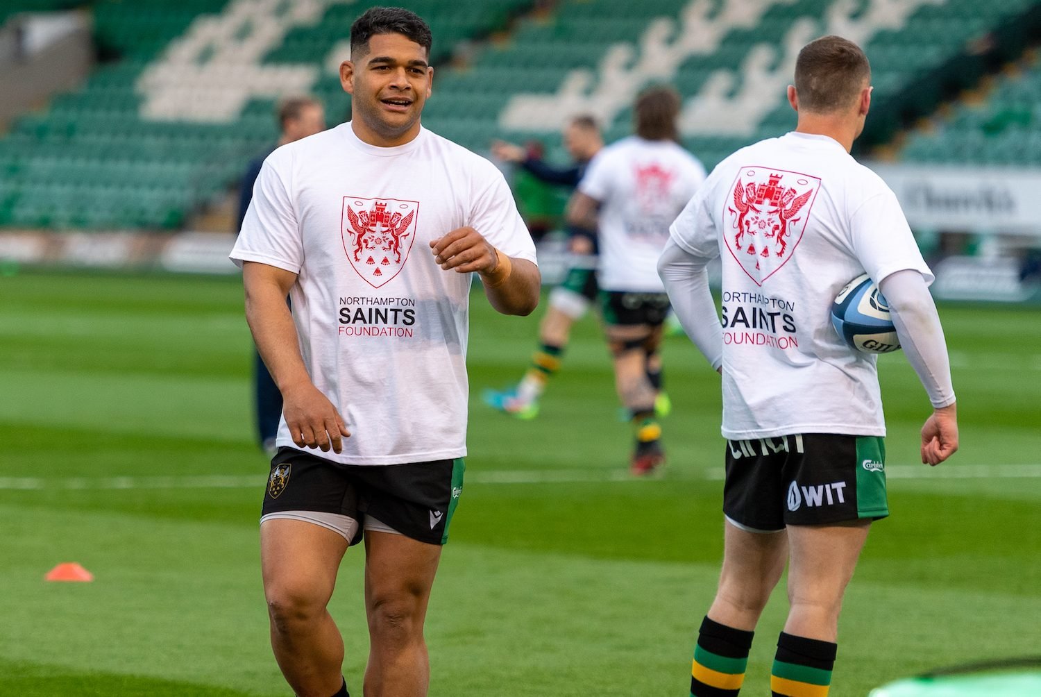 Sam Matavesi on Northampton Saints Foundation‘s annual Takeover Day