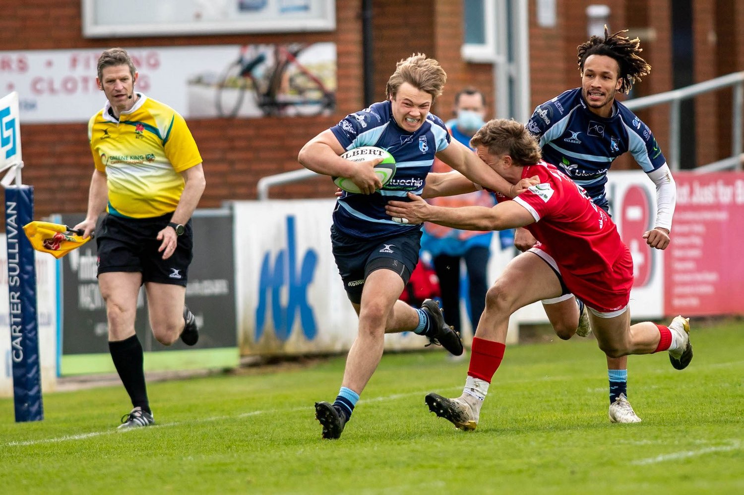 Northampton Saints' Tom Litchfield makes his debut for Bedford Blues