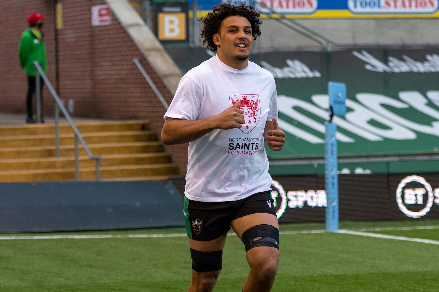 Lewis Ludlam on Northampton Saints Foundation‘s annual Takeover Day