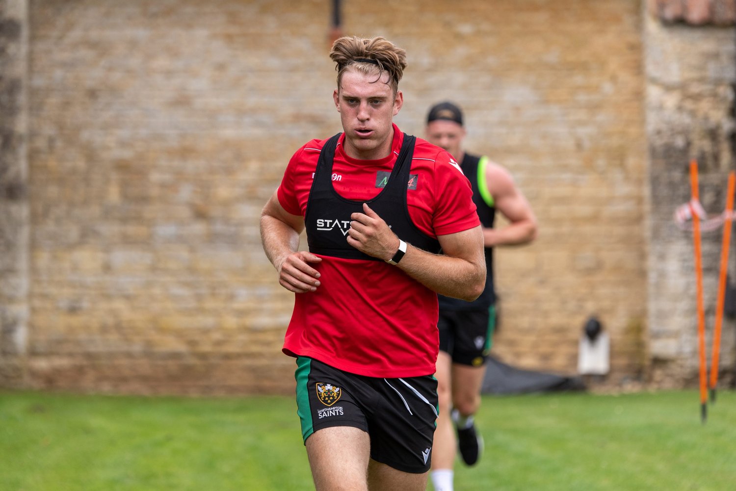 Northampton Saints' Alex Coles won the preseason Blakiston Challenge during the 2021/22 season.