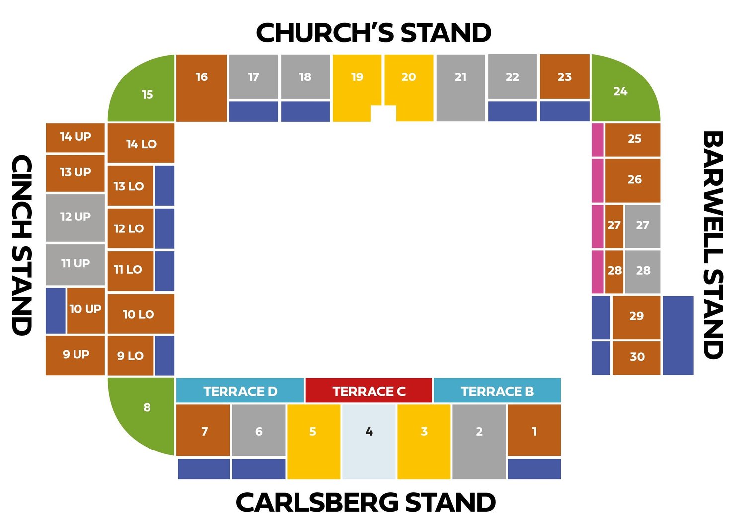 Stadium map