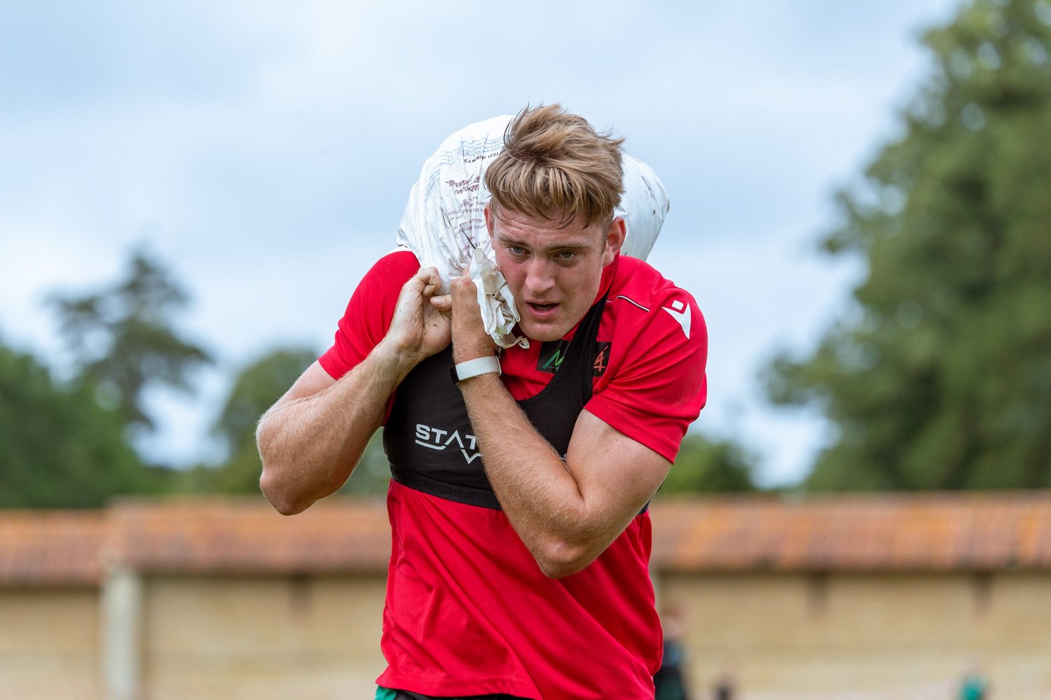 Northampton Saints' Alex Coles won the preseason Blakiston Challenge during the 2021/22 season.