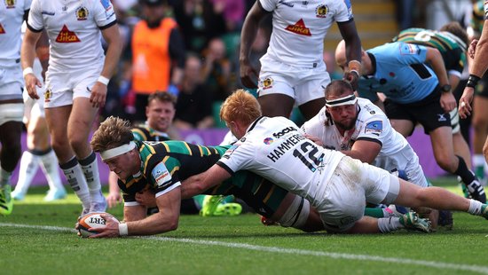 Alex Coles of Northampton Saints
