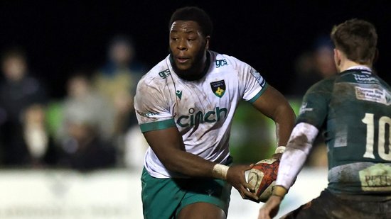 Emmanuel Iyogun of Northampton Saints