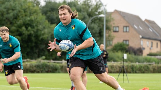 JJ van der Mescht of Northampton Saints