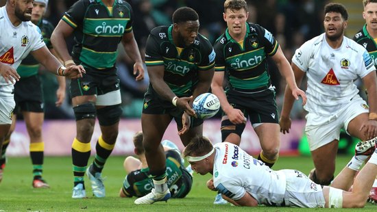 Emmanuel Iyogun of Northampton Saints