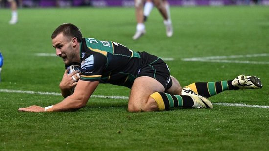 Ollie Sleightholme of Northampton Saints