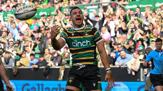 Edoardo Todaro of Northampton Saints