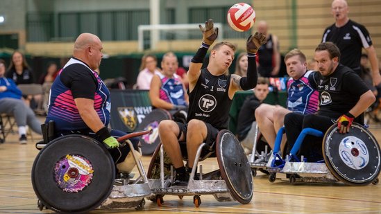 Saints Wheelchair Rugby won the Midlands Development League