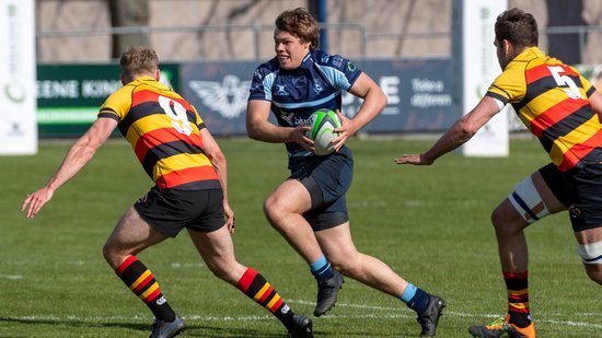 Saints' Tom Litchfield was named Man of the Match for Bedford Blues