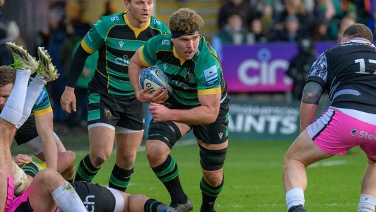 Angus Scott-Young of Northampton Saints