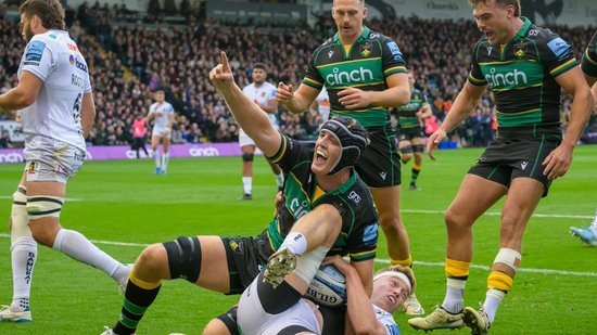 Alex Coles of Northampton Saints