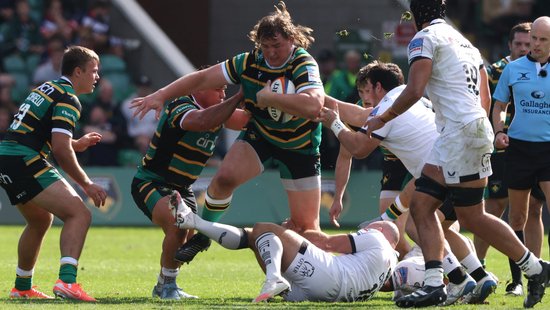 JJ Van Der Mescht of Northampton Saints