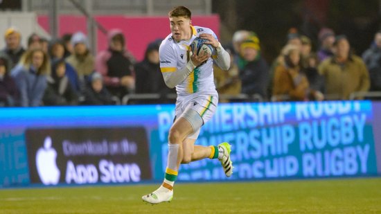 Tommy Freeman of Northampton Saints