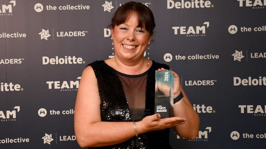 Kristy Coates claimed the Unsung Hero award at Leaders