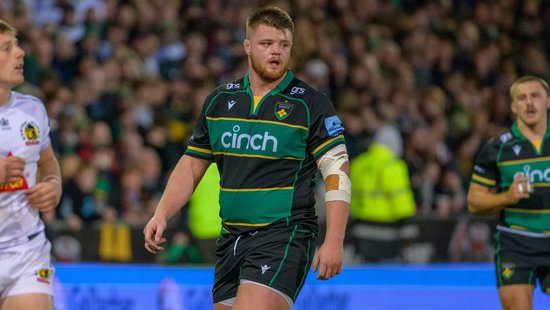 Northampton Saints’ Luke Green during the 2024/25 season.