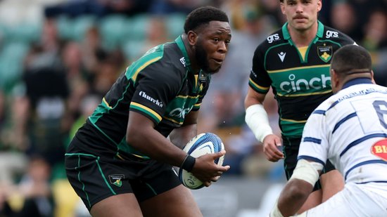 Emmanuel Iyogun of Northampton Saints