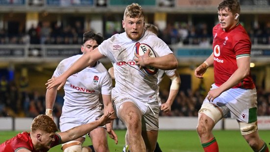 Craig Wright features for England Under-20s against Wales.