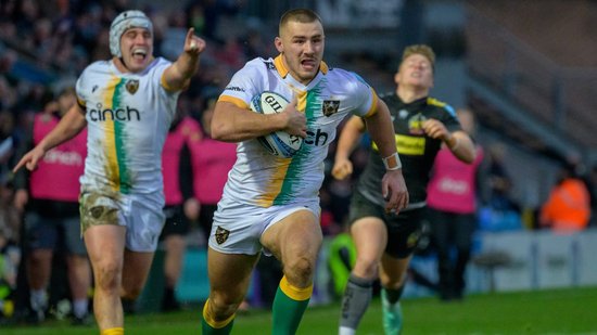 Ollie Sleightholme of Northampton Saints