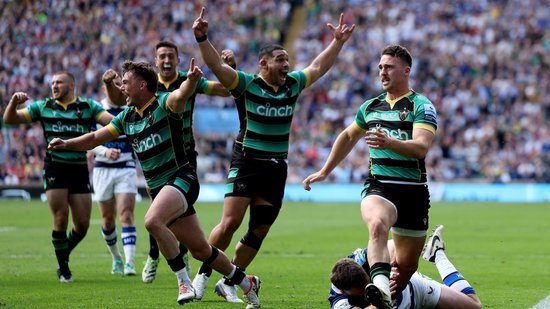 Northampton Saints win the Premiership!