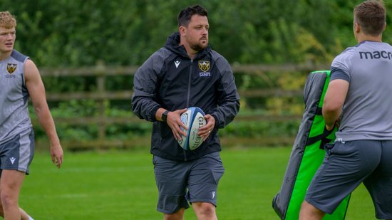 Northampton Saints' Academy Coach Jake Sharp