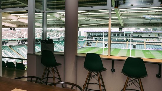 Our Executive Boxes all benefit from outstanding views of the pitch and offer an exclusive space for 10 to 24 guests to soak up the unique cinch Stadium at Franklin’s Gardens atmosphere.