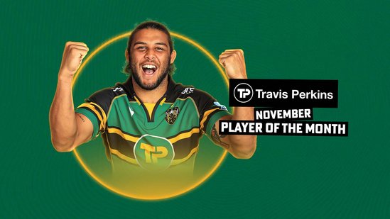 Lewis Ludlam has been named Travis Perkins Player of the Month for November after claiming almost 50% of the the supporter vote.