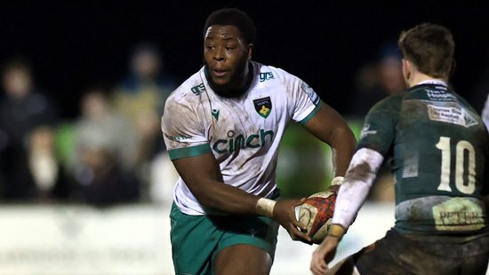 Emmanuel Iyogun of Northampton Saints