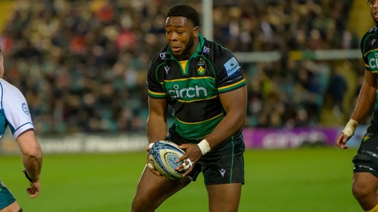 Emmanuel Iyogun of Northampton Saints