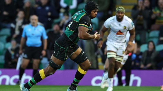 Northampton Saints’ Chunya Munga during the 2024/25 season.