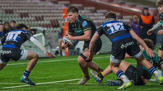 Jack Lewis of Northampton Saints