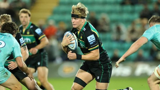 Henry Pollock of Northampton Saints