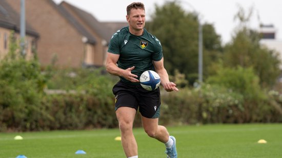 Northampton Saints‘ Fraser Dingwall during the 2024/25 season.