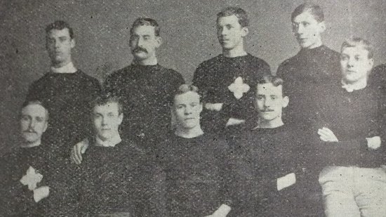 A Northampton Saints team photo from 1888