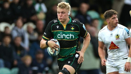 Northampton Saints’ Tom Pearson during the 2024/25 season.