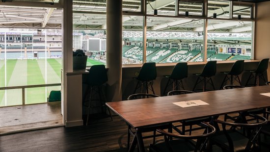 Our Executive Boxes all benefit from outstanding views of the pitch and offer an exclusive space for 10 to 24 guests to soak up the unique cinch Stadium at Franklin’s Gardens atmosphere.