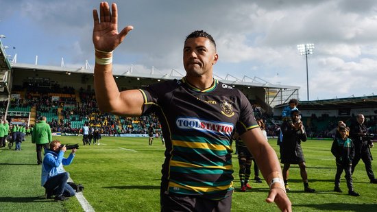 Luther Burrell played for Northampton Saints