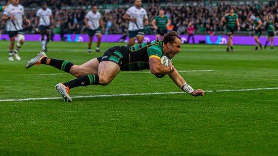 Burger Odendaal of Northampton Saints.