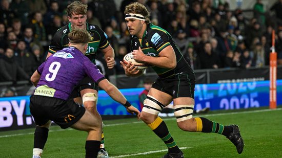 Angus Scott-Young of Northampton Saints