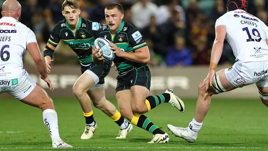 Ollie Sleightholme of Northampton Saints