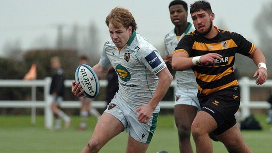 Northampton Saints Under-18s defeated Wasps in the pentultimate league clash of the season.
