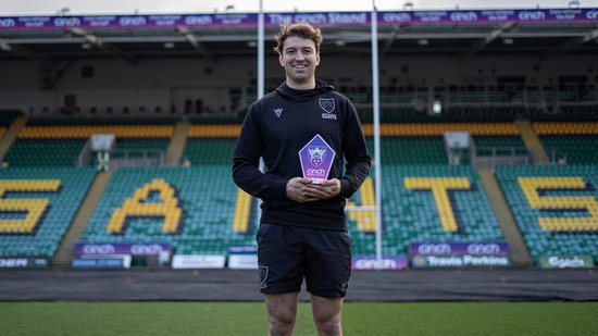 Northampton Saints’ James Ramm wins the cinch Player of the Month award for December.