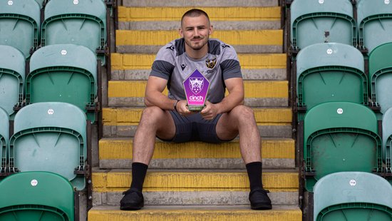 Ollie Sleightholme wins the cinch Player of the Month for April