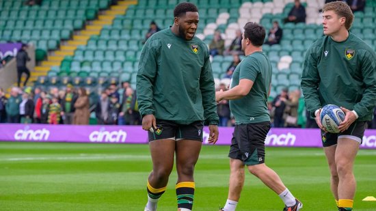 Emmanuel Iyogun of Northampton Saints