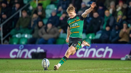 Fin Smith of Northampton Saints